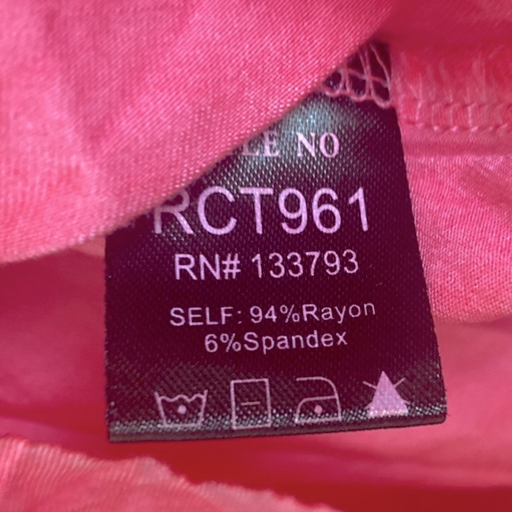 NWOT POL  Pink Long Sleeve  Blouse,Size S - Picture 5 of 5